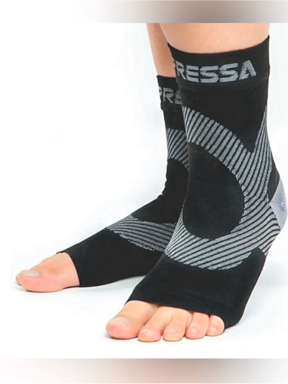 Compressa Unisex Compression Ankle Sleeve - Support & Pain Relief Plantar Fasc